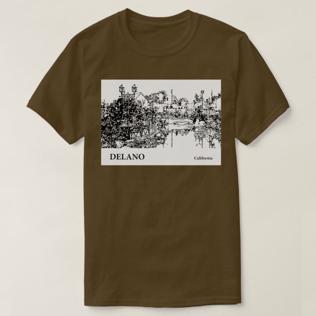 Delano California TShirt 2 (Design Front)