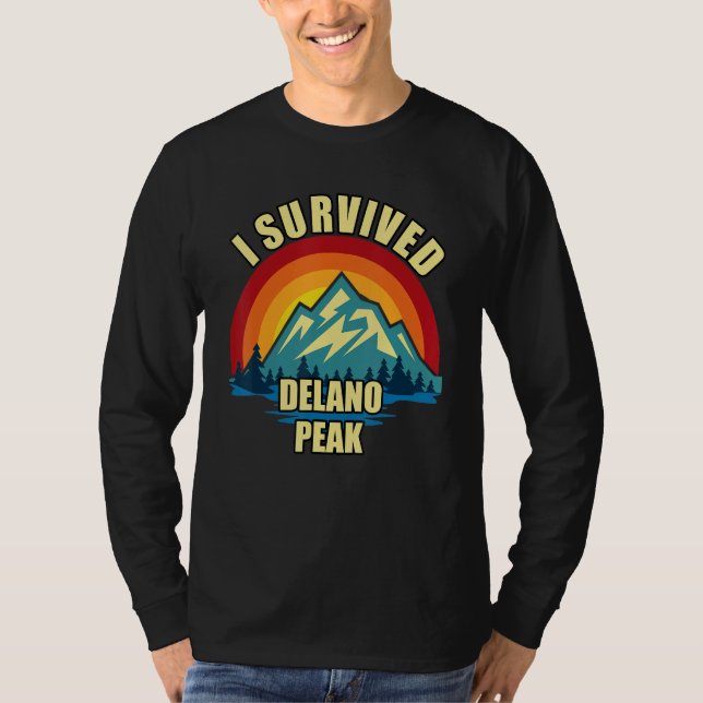 Delano Peak Hiking Mountian Climbing T-Shirt (Front)