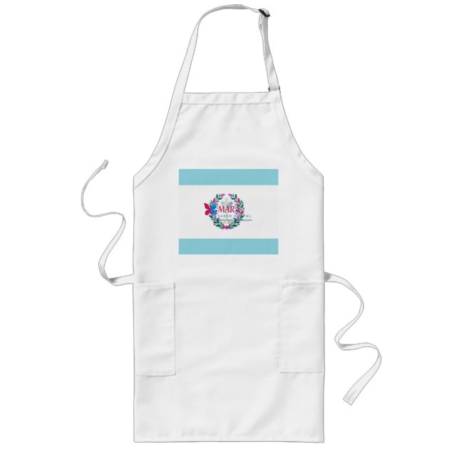Delantal — Cocina nórdica contemporánea con identi Long Apron (Front)