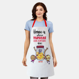 Delantal El Salvador y Pupusas Apron