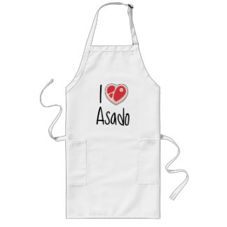 Delantal I love Asado Long Apron