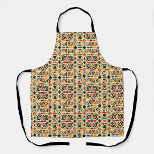 Delantales Geometric Watercolor Mosaic Apron