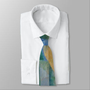Delaunay Claasical Abstract Art Painting Tie