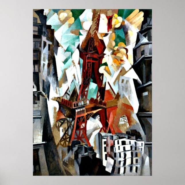 Delaunay - The Red Tower Poster (Front)