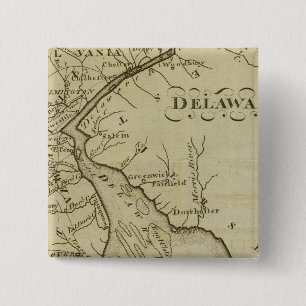 Delaware 15 Cm Square Badge