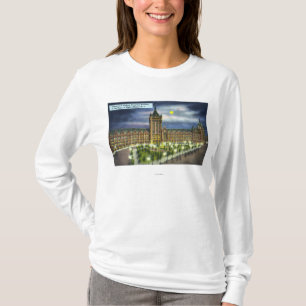 Delaware and Hudson Co. Building at Night T-Shirt