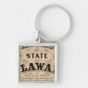 Delaware Atlas Key Ring