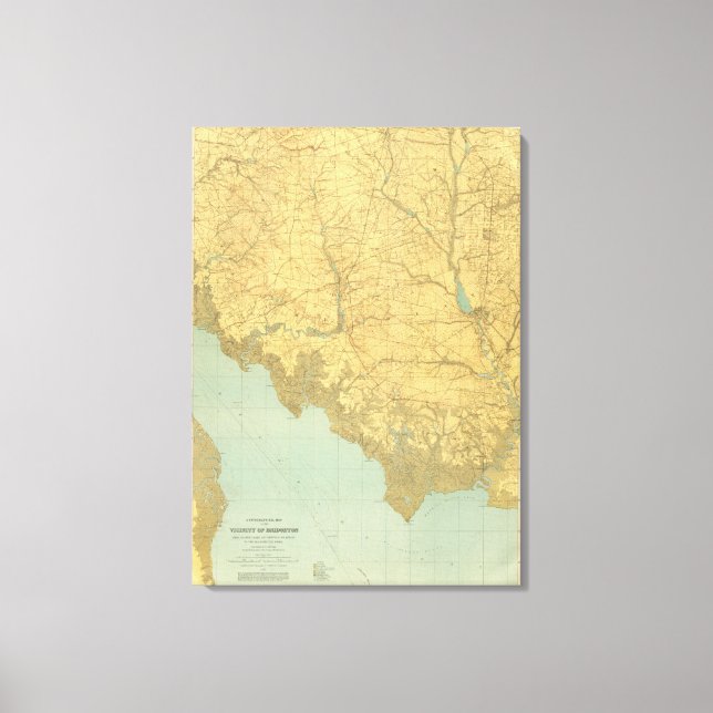 Delaware Bay, New Jersey Canvas Print (Front)