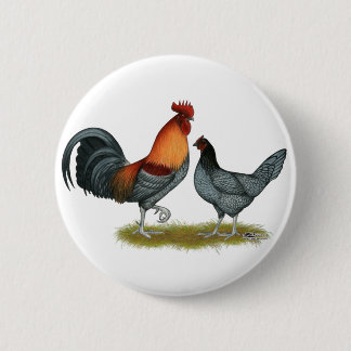 Delaware Blue Hen 6 Cm Round Badge
