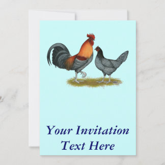 Delaware Blue Hen Invitation