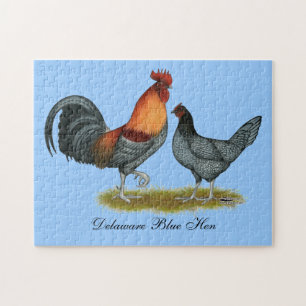 Delaware Blue Hen Jigsaw Puzzle