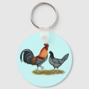 Delaware Blue Hen Key Ring
