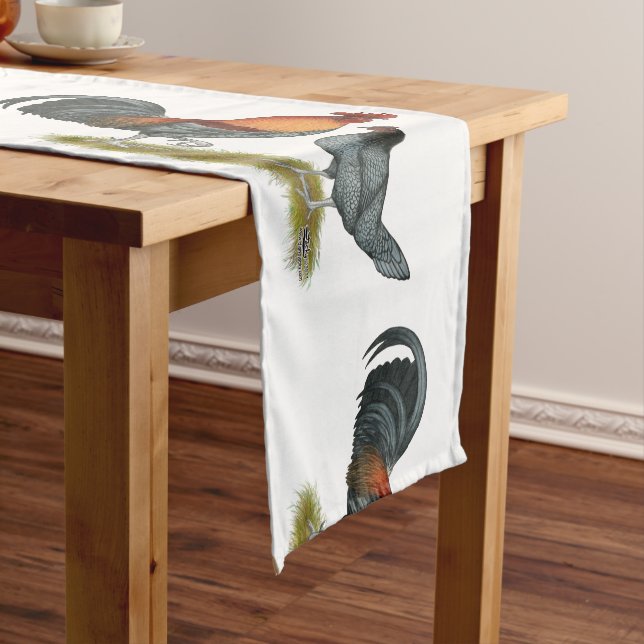 Delaware Blue Hen Short Table Runner (In Situ)