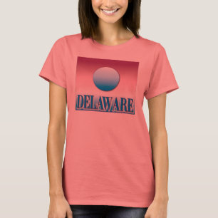 Delaware Blue Sunset Airbrush T-Shirt