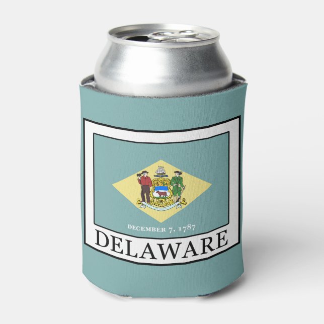 Delaware Can Cooler (Can Front)