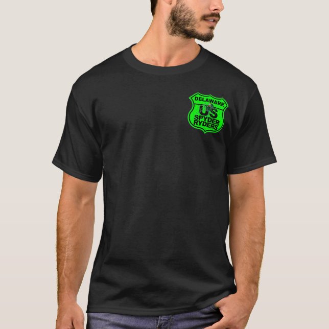Delaware Chapter - Logo Pocket Green T-Shirt (Front)