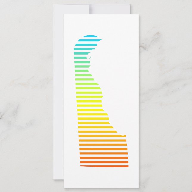 delaware chill fade invitation (Front)