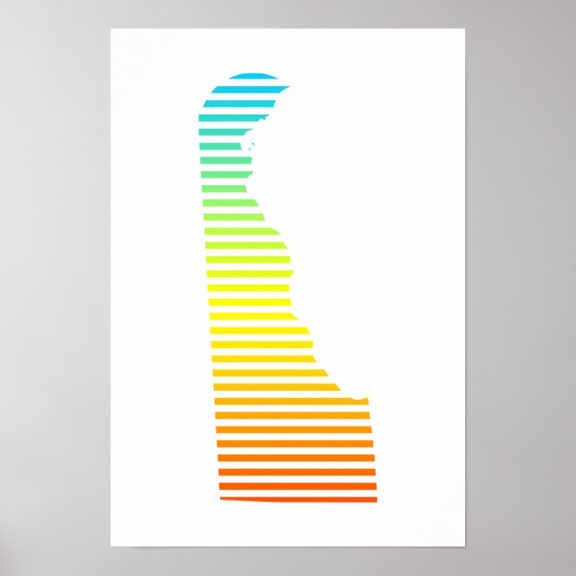 delaware chill fade poster (Front)