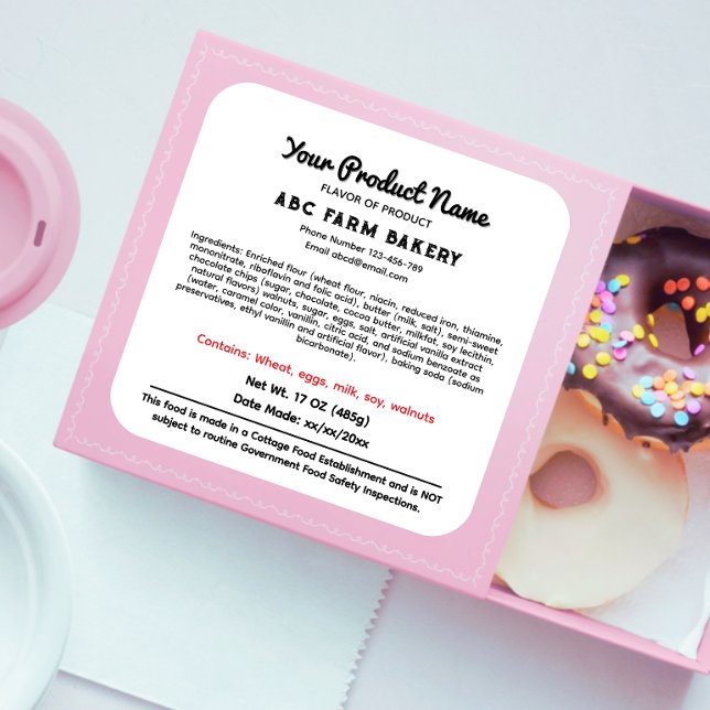 DELAWARE Cottage Food Law Sticker Label (Creator Uploaded)