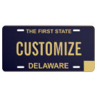 Delaware Custom License Plate