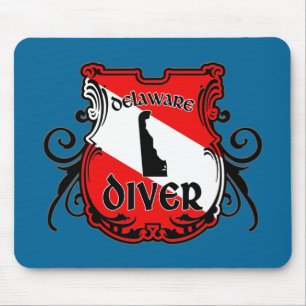 Delaware Diver Mouse Pad