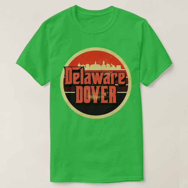 Delaware Dover Vintage T-Shirt (Design Front)