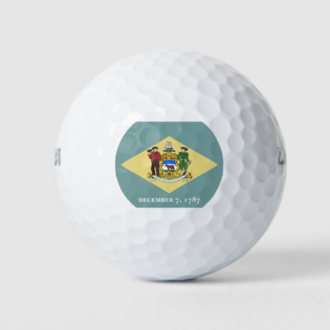 DELAWARE FLAG GOLF BALLS (Front)
