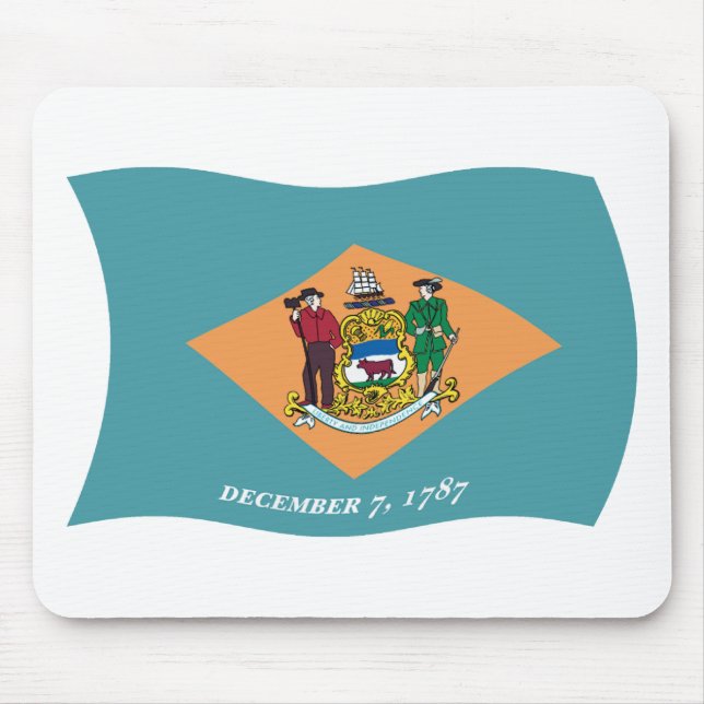 Delaware Flag Mousepad (Front)