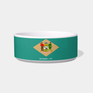 Delaware flag-Seal Bowl