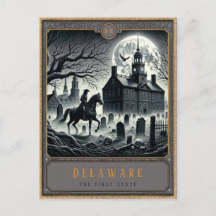 Delaware Gothic Art Postcard