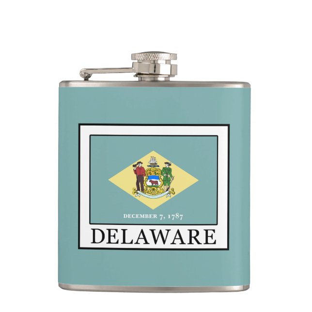 Delaware Hip Flask (Front)