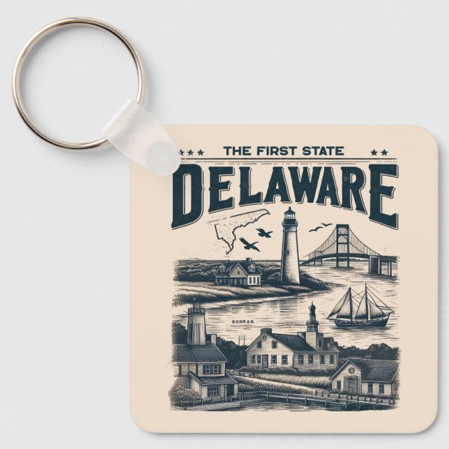 Delaware Key Ring (Front)