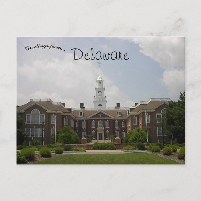 Delaware Legislative Hall Dover Delaware Postcard (Front)
