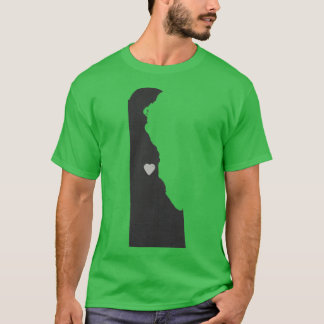 Delaware Love in Charcoal T-Shirt