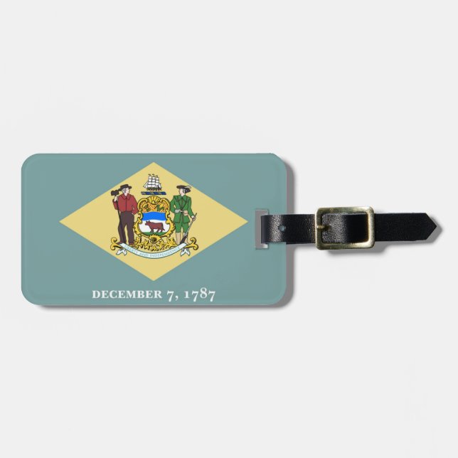Delaware Luggage Tag (Front Horizontal)