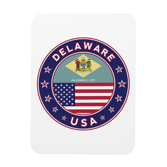 Delaware Magnet (Vertical)