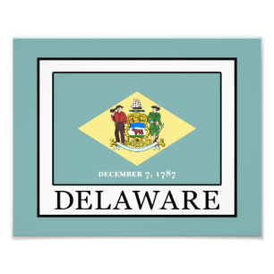 Delaware Photo Print