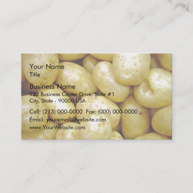 Delaware potatoe business card (Front)