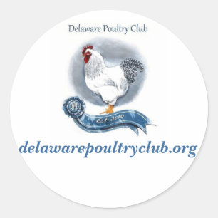 Delaware Poultry Club Stickers (small)