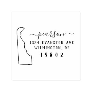 Delaware Return Address Stamp Self-Inking