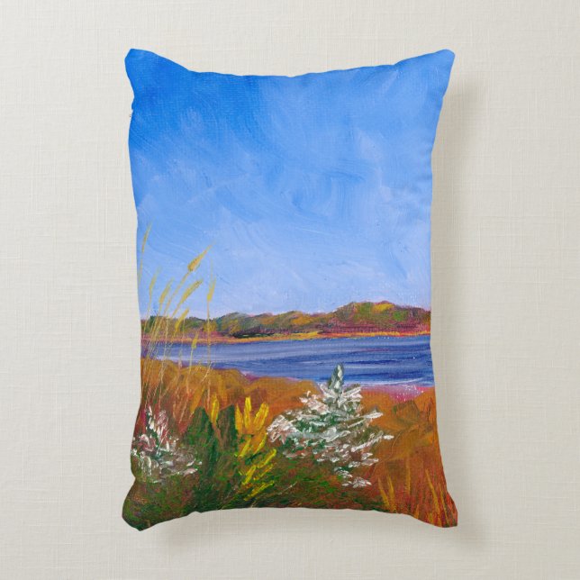Delaware River Decorative Cushion (Front(Vertical))