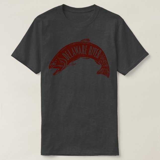 Delaware River Fish T-Shirt (Design Front)