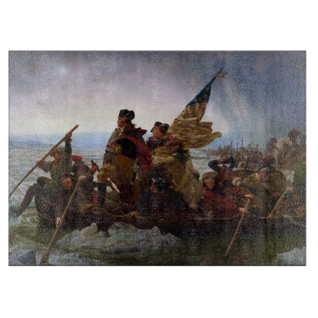 Delaware River Revolution Pres. George Washington Cutting Board (Front)
