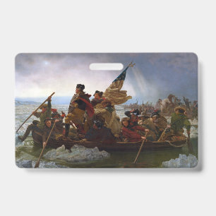 Delaware River Revolution Pres. George Washington ID Badge