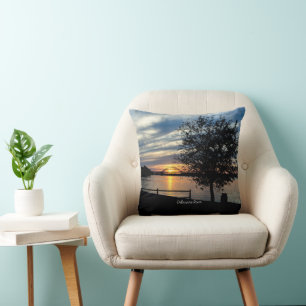 Delaware River, scenic photograph, Cushion
