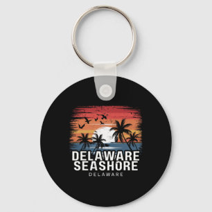 Delaware Seashore Delaware Surfing Surfer  Key Ring