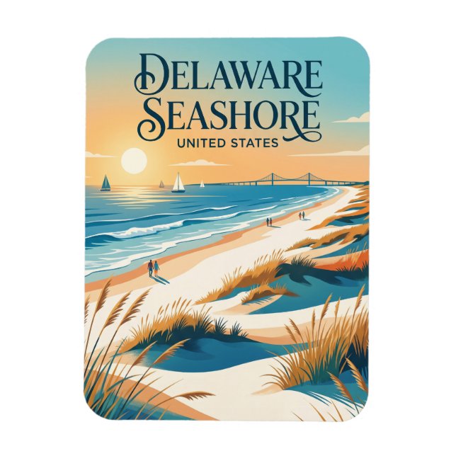 Delaware Seashore State Park Magnet (Vertical)