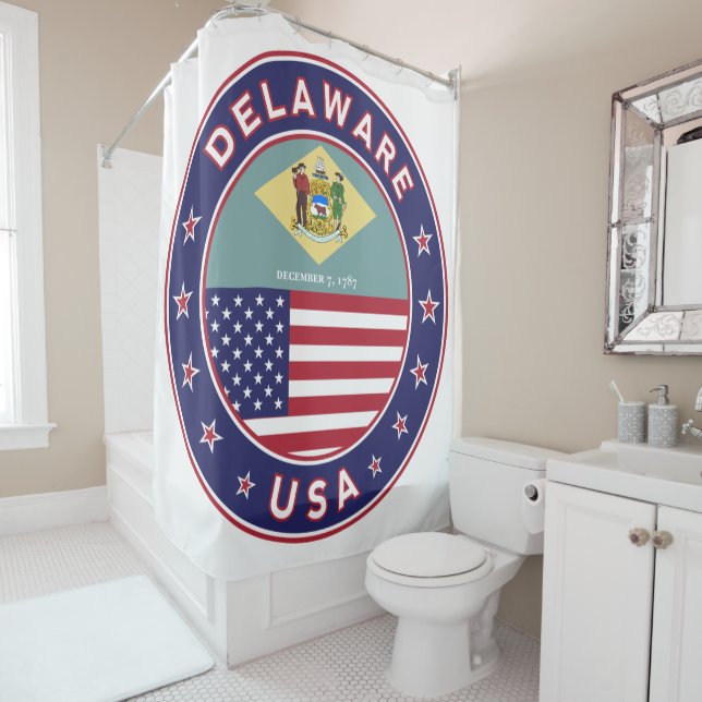 Delaware Shower Curtain (In Situ)