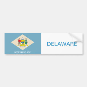 Delaware sign bumper sticker