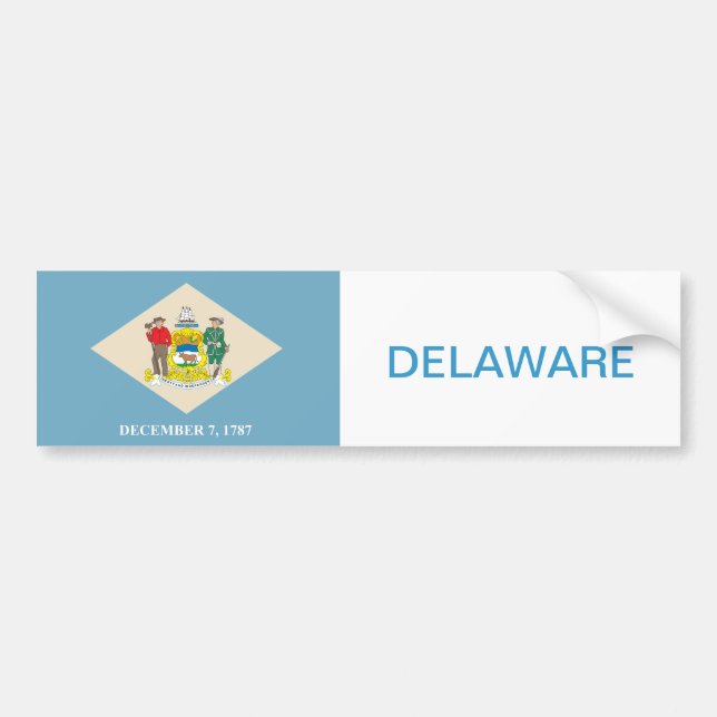 Delaware sign bumper sticker (Front)